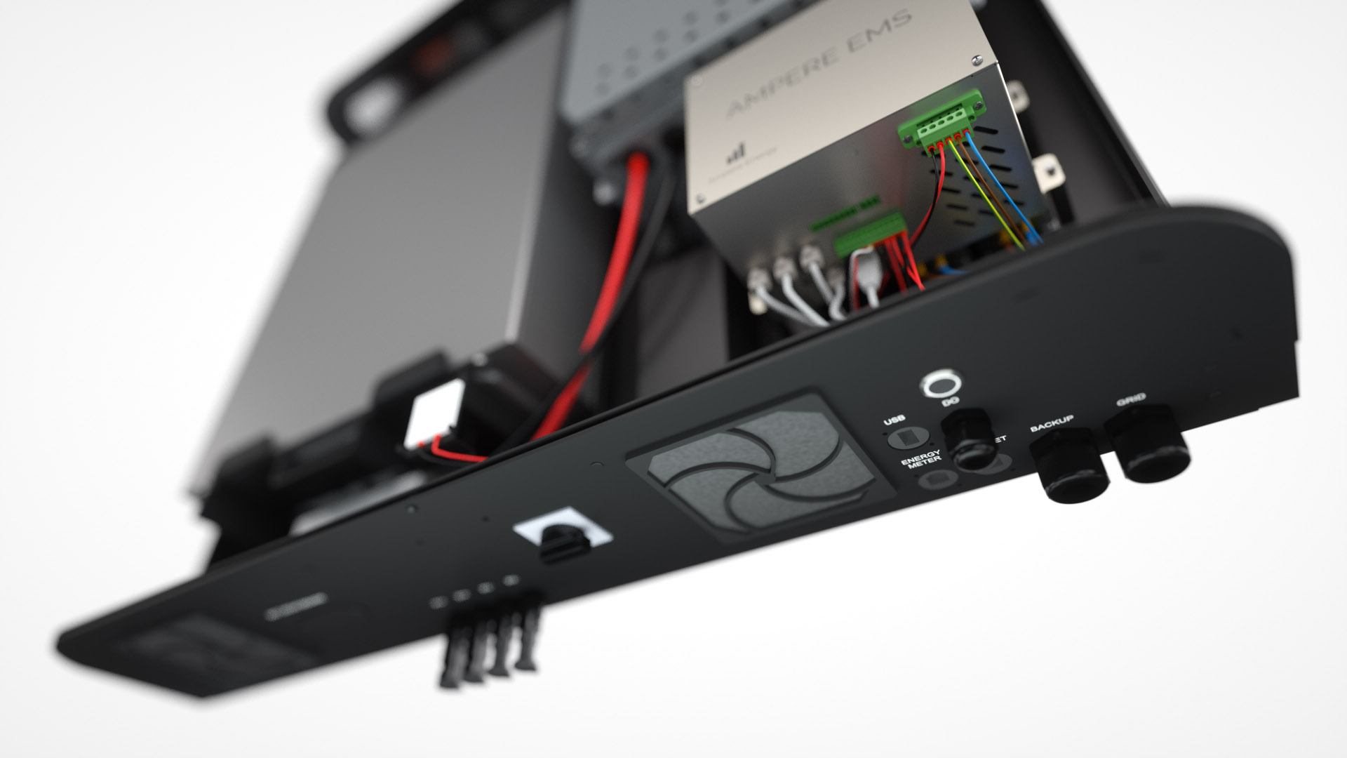 Visualización de producto 3D. Ampere Energy Square